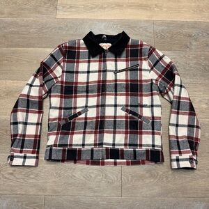 Men’s Seager Ranch Jacket Plaid Size Large Rare Wool Full Zip